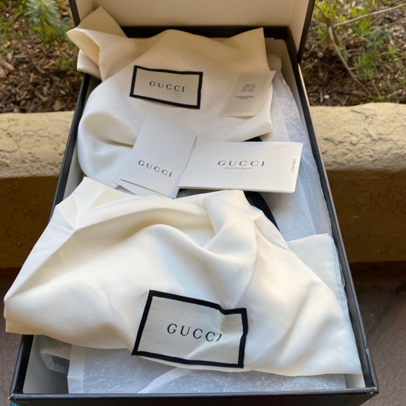 GUCCI QUEERCORE Buckle-Closure Medallion Wingtip Brogues 449946 G9.5=US10 - Picture 17 of 17